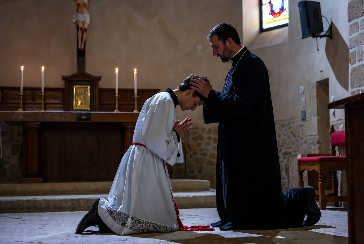 Immagine È arrivato Don Maurizio: il parroco segreto che si è rivelato la mia puttanella personale