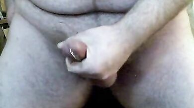 Masturbazione e sborrata gay grasso