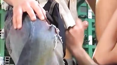 Ragazzi cecosolovacchi scopano a tre