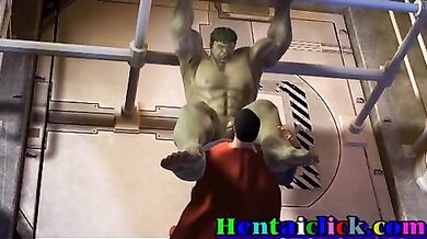 Hulk lo piglia nel culo