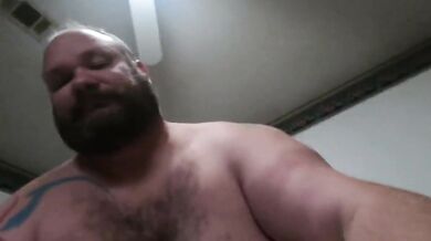 Inculato da grande orso peloso