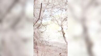 Uomo maturo inculato e sborrato all'aperto si sega