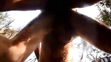 Inculato e masturbato outdoor