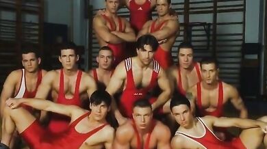 Giovane coppia gay amatoriale scopa in cam