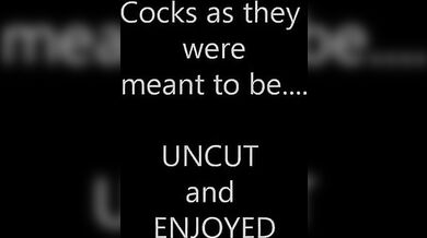 Cazzi non circoncisi che sborrano