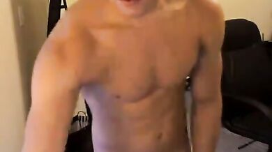 Strip e handjob gay in cam