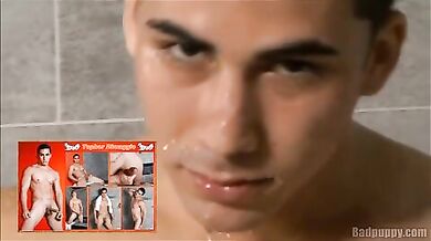 Massaggio e sega a bruno gay peloso