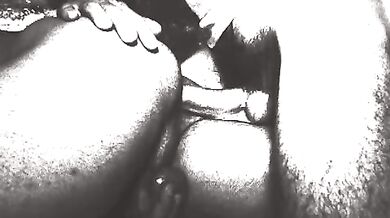 Negro sfonda culo bianco