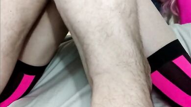 Papà scopa forte travestito magro