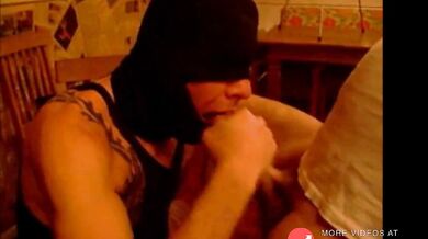 Bukkake amatoriale con un grosso cazzo