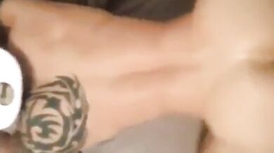 Amatoriale bianco senza preservativo nero