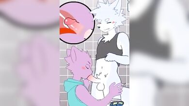 Pompino cartoon furry eseguito da un ragazzo di 18 anni