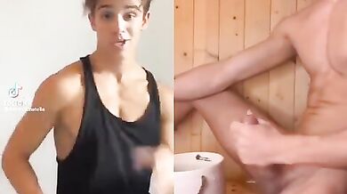 Kevin Guastella alias HotKev tiktoker italiano si masturba