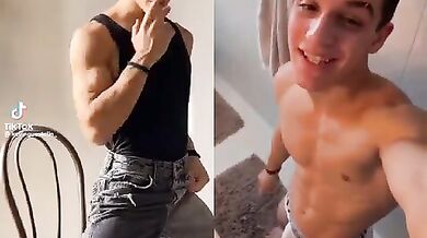 Kevin Guastella alias HotKev tiktoker italiano si masturba