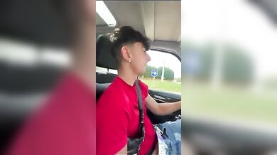 Teo fit italiano si mena in macchina