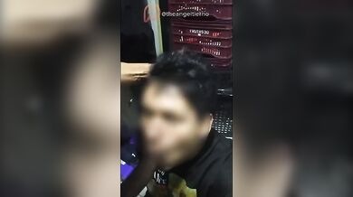 Pompino rischioso e proibito nel magazzino abbandonato gay