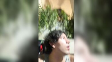 Andrea rosati  ha fatto un pompino a uno nel cortile come gli ha ordinato il  suo padrone