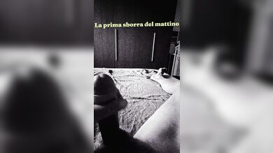 La prima sborra del giorno