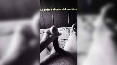 La prima sborra del giorno