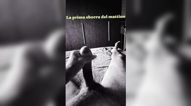 La prima sborra del giorno