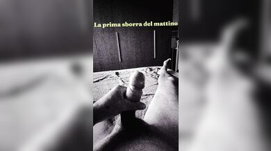 La prima sborra del giorno