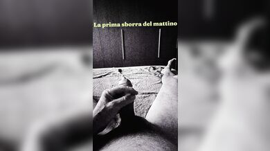 La prima sborra del giorno
