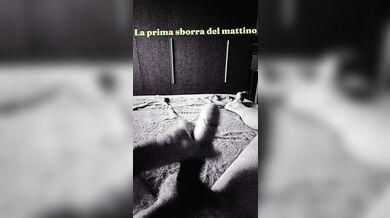 La prima sborra del giorno