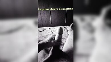 La prima sborra del giorno