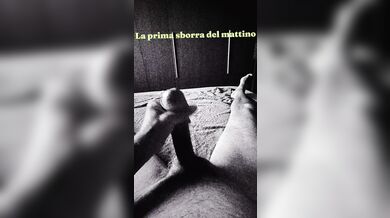 La prima sborra del giorno