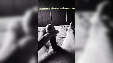 La prima sborra del giorno