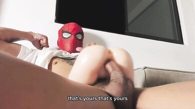 Spiderman JOI: ti insegna a CAVALCARE il cazzo