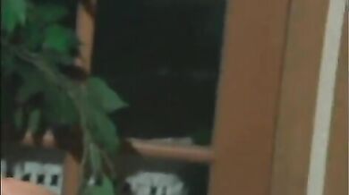 Il vicino mi raggiunge per trombare