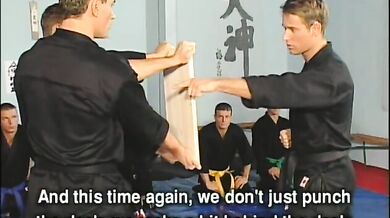 Trio porno gay in palestra