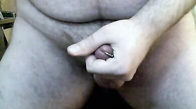 Ciccione gay italiano si masturba in cam