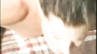 Coppia cowboy arrapati scopa outdoor