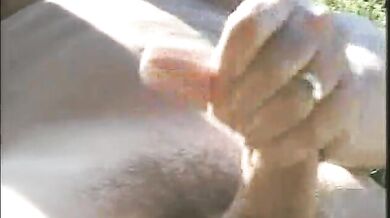 Coppia cowboy arrapati scopa outdoor