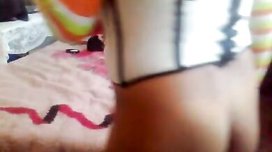 Porco brasiliano vestito da mignotta