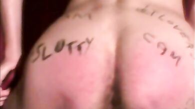 Self spanking in cam di ragazzo gay