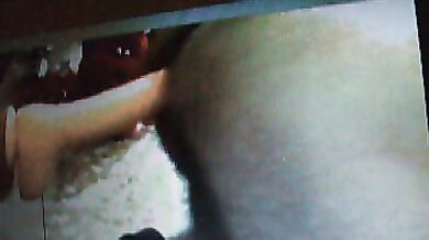 Frocio rotto in culo e dildo