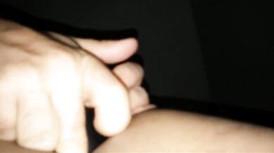 Primo piano di una scopata interrazziale