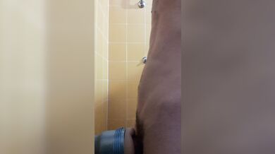 Sborrata nel flashlight