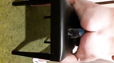 Bottiglia da 1 litro infilato in culo