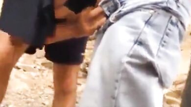 Zona di incontro gay anonima nel parco