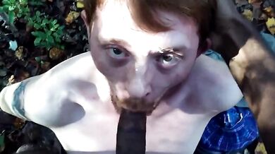 Sega e pompino outdoor di coppia gay interrazziale