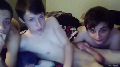 Pompini di ragazzi in webcam