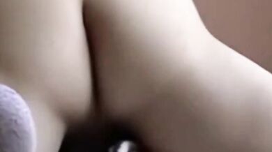 Primo piano di un culo in orgasmo