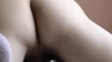 Primo piano di un culo in orgasmo