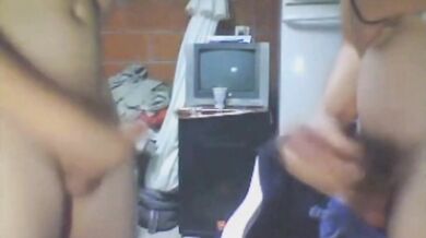 Giovani ragazzi si spompinano il cazzo in webcam