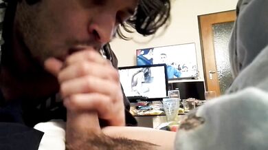 Spompinato da un amico