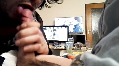 Spompinato da un amico